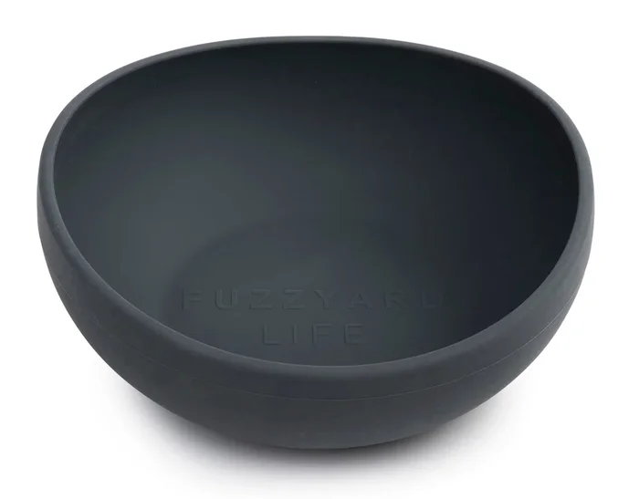 Fuzzyard Life Silicone Bowl, Slate Grey