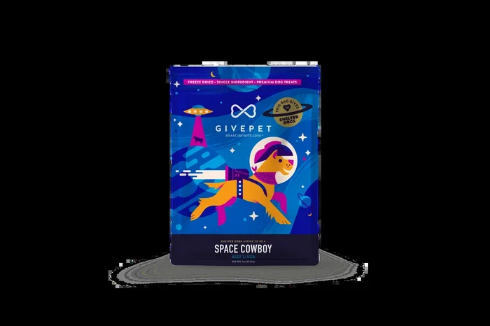 GivePet Space Cowboy Freeze-Dried Dog Treats
