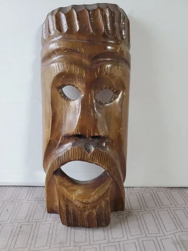 Hand Carved Wooden Mask