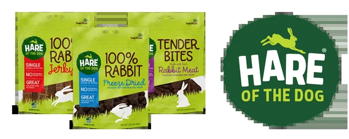 Hare of the Dog 100% Rabbit Jerky Dog Treats (3.5 oz)