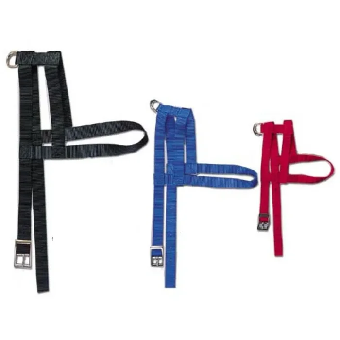 Harness Nylon H-Style With Metal Buckle 3/4″ Black