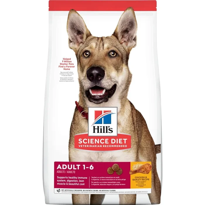 Hill’s® Science Diet® Adult Chicken & Barley Recipe dog food