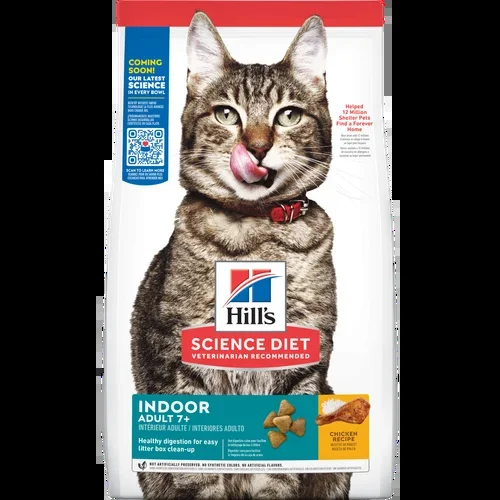 Hill’s Science Diet Adult 7+ Indoor Chicken Recipe Cat Food