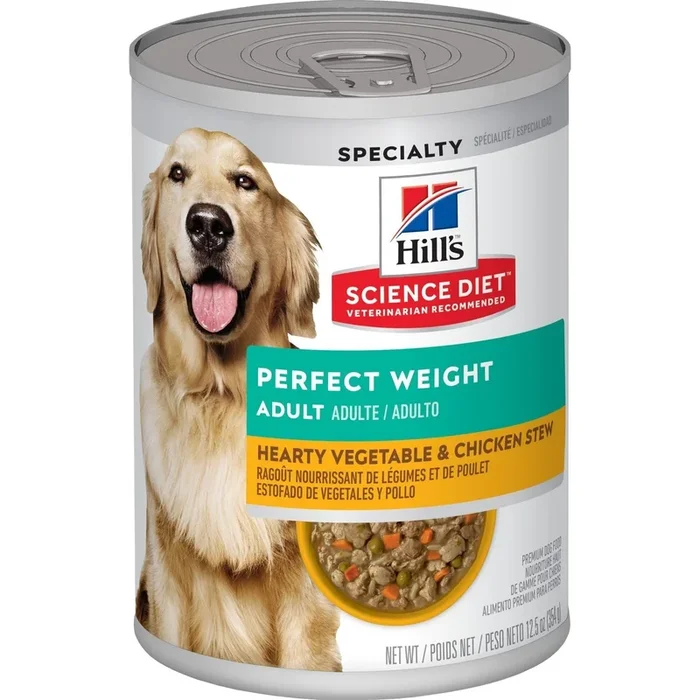 Hill’s Science Diet Adult Perfect Weight Hearty Vegetable & Chicken Stew Dog Food
