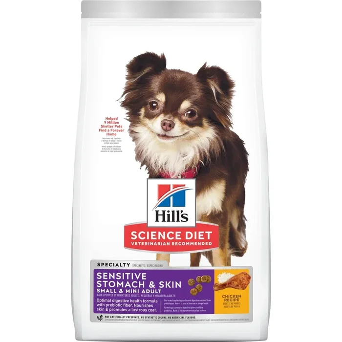 Hill’s Science Diet Adult Sensitive Stomach & Skin Small & Mini Chicken Recipe Dog Food
