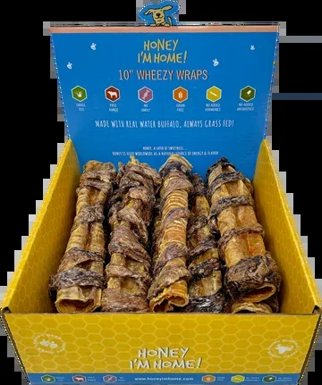 Honey I’m Home! Wheezy Wrap Dog Chew
