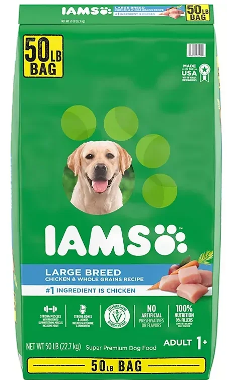 Iams Adult ProActive Health Large Breed Chicken Dry Dog Food (50 lbs)