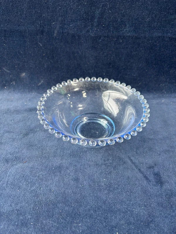 Imperial Glass Style Blue Candlewick Glass