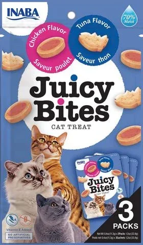 Inaba Juicy Bites Tuna & Chicken Flavor Cat Treats