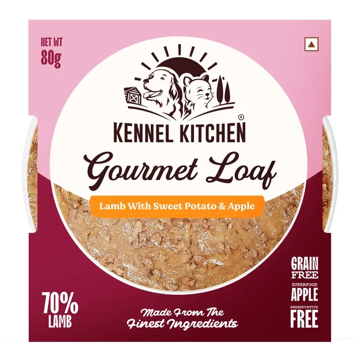 Kennel Kitchen Gourmet Loaf Lamb with Sweet Potato & Apple Puppy & Adult Dog Wet Food (All Life Stage)