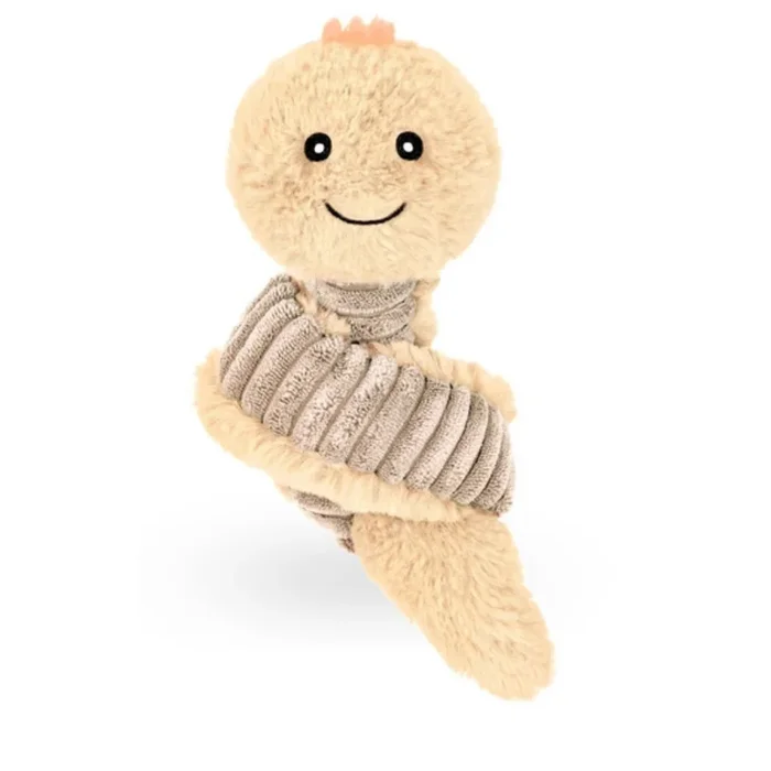 Knotted Earthworm Plush Dog Toy