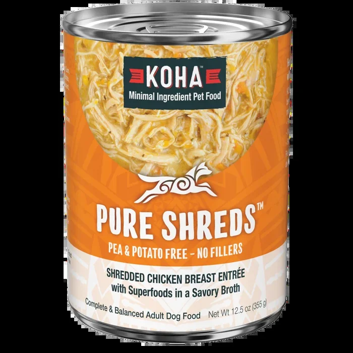 KOHA Dog GF Shredded Chicken Pumpkin 12.5oz