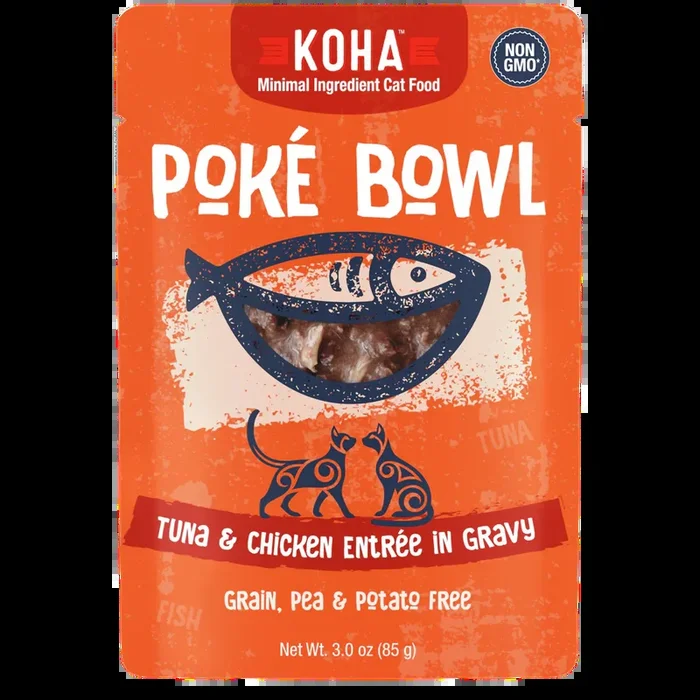 Koha Poké Bowl Tuna And Chicken Entrée In Gravy 3-oz, Wet Cat Food
