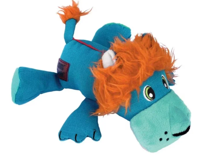 kong ultra cozie dog toy lion large