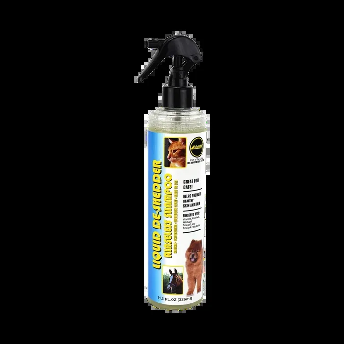 Liquid De-Shedder Rinseless Shampoo 11oz by Wild Animal