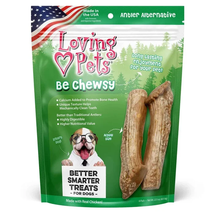 Loving Pets Inc. – Be Chewsy Antler Alternative Better Smarter Chews For Dogs