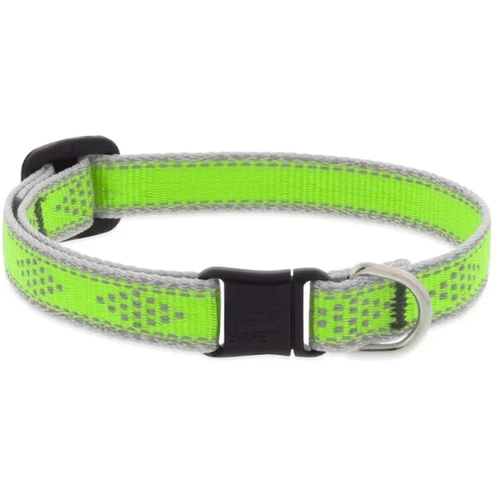 Lupine Reflective Cat Collar 1/2″ X 8″-12″ Green Diamond