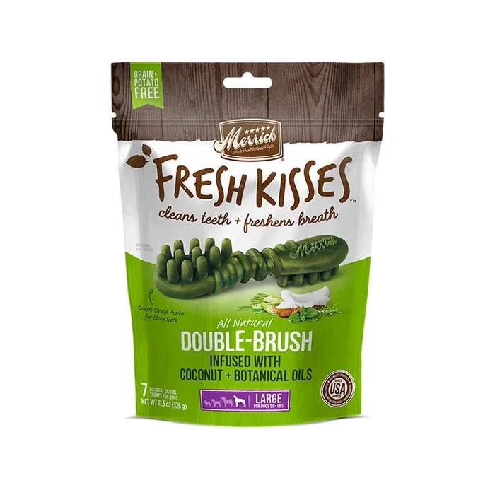 Merrick Fresh Kisses Coconut Oil For Large Dogs, 4 pieces