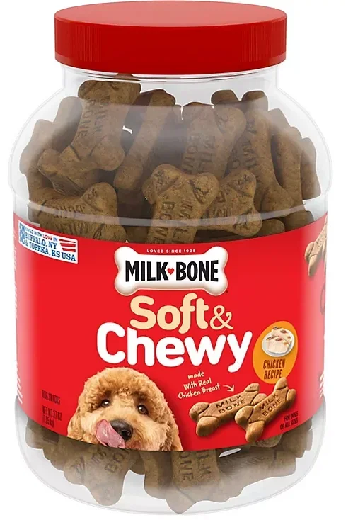 Milk-Bone Soft & Chewy Dog Snacks, Chicken Recipe (37 oz.)