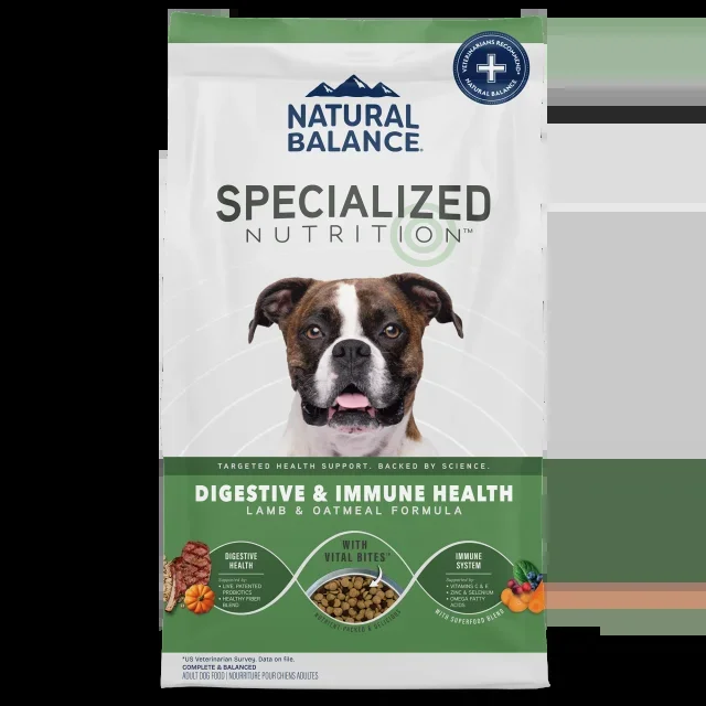 Natural Balance Digestive & Immune Health Lamb & Oatmeal Formula Dry Dog Food