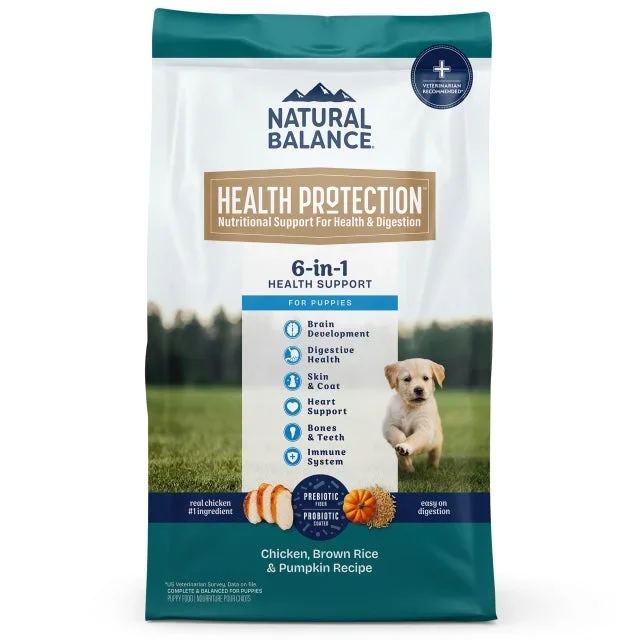 Natural Balance Health Protection Puppy Chicken, Brown Rice & Pumpkin Dry Puppy Food