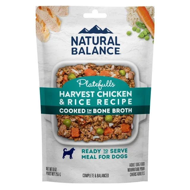 Natural Balance Platefulls Harvest Chicken & Rice Recipe Wet Dog Food