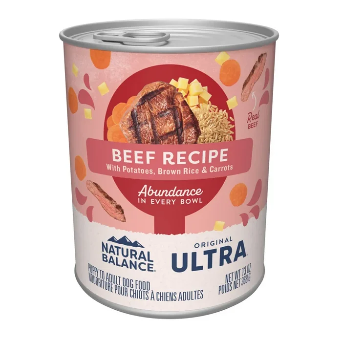 Natural Balance Ultra Premium Beef Formula Canned Dog Food