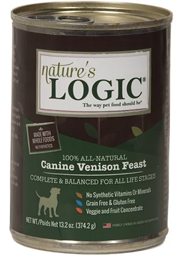 Nature’s Logic Canine Venison Feast Canned Dog Food