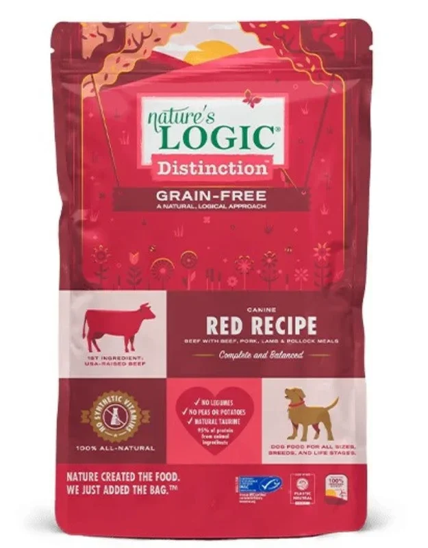 NATURE’S LOGIC Distinction Dry Dog Food Grain Free Red Recipe