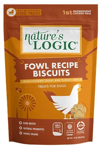 Nature’s Logic Fowl Recipe Biscuit Dog Treats