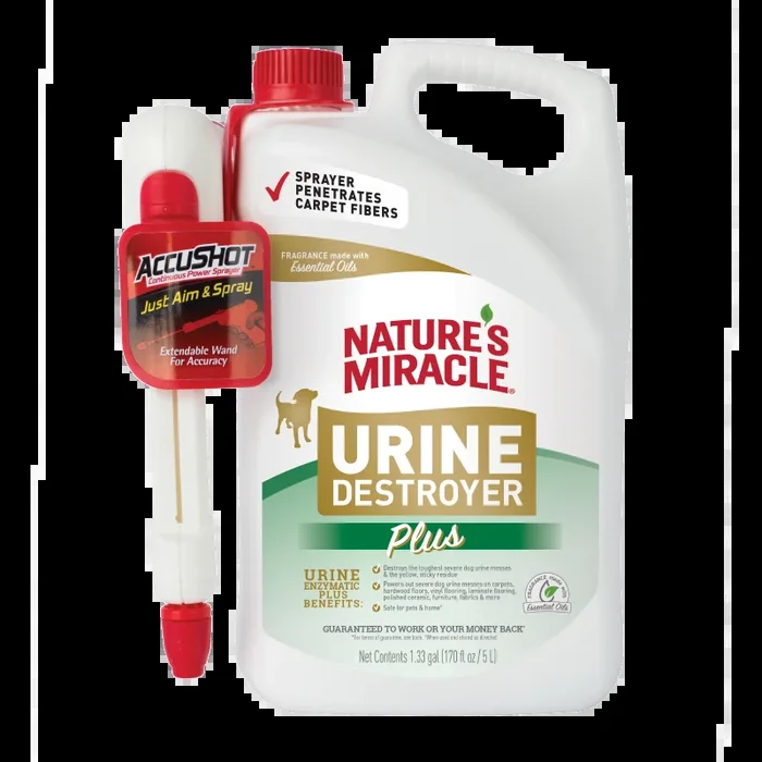 Nature’s Miracle Dog Urine Destroyer Plus AccuShot 170oz