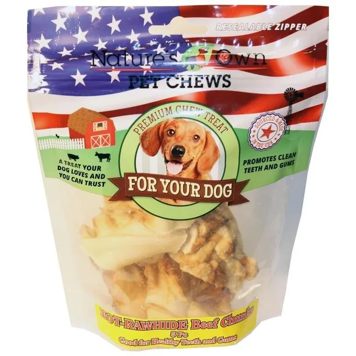NATURE’S OWN USA NOT-RAWHIDE CHUNKS NATURAL CHEW TREATS