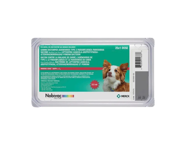 Nobivac EDGE DAPPVL4 Dog Vaccine, 25 x 0.5mL Doses