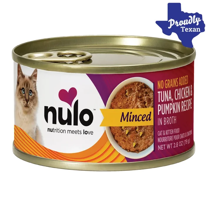 Nulo Minced Tuna, Chicken, and Pumpkin Wet Cat and Kitten Food