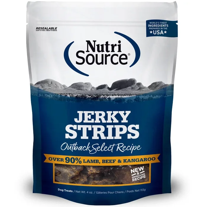 Nutri Source Outback Select Jerky Dog Treats 4oz