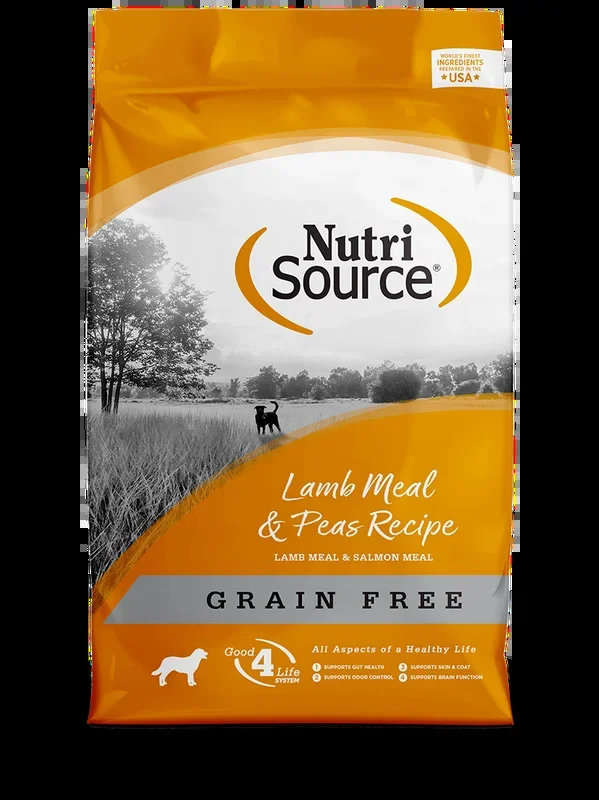 NutriSource Lamb Meal and Peas Formula Grain Free Dry Dog Food