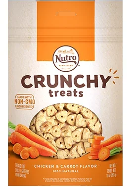 Nutro Crunchy Treats Chicken & Carrot Flavor (10-oz)