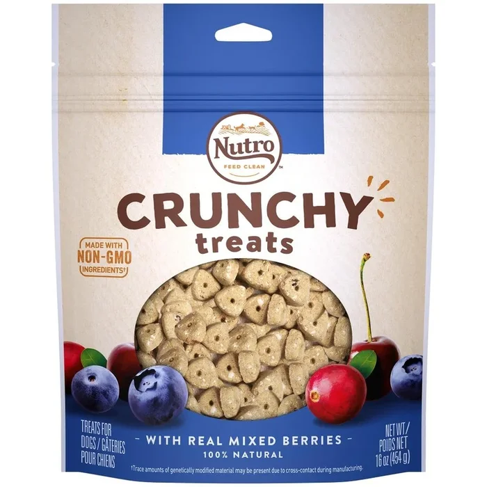 Nutro Crunchy Treats with Real Mixed Berries Dog Treats (10-oz)