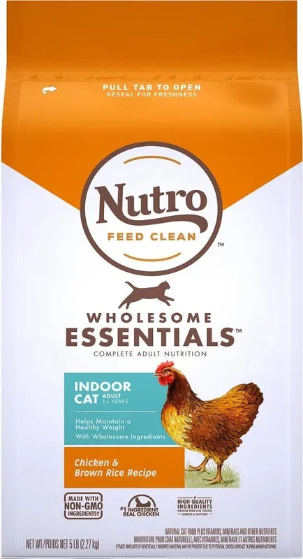 Nutro Wholesome Essentials Indoor Chicken and Brown Rice Recipe Adult Dry Cat Food