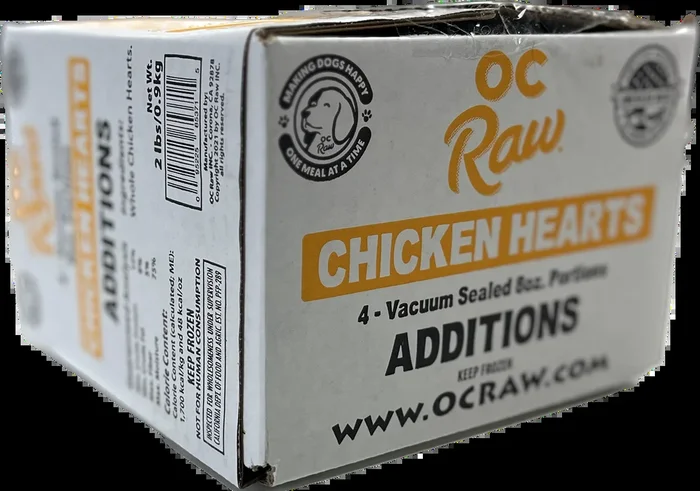 OC Raw Dog Chicken Hearts Additions