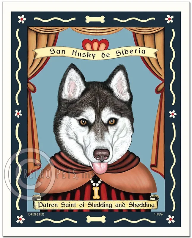 P-248 8×10 Print “Siberian Husky – Brown eyes”