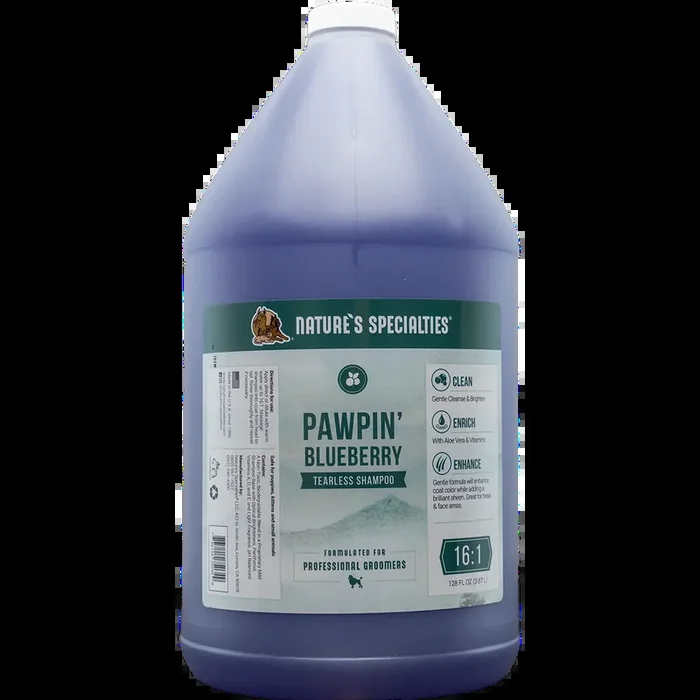 Pawpin Blueberry Face & Body Wash Shampoo Gallon by Nature’s Specialties