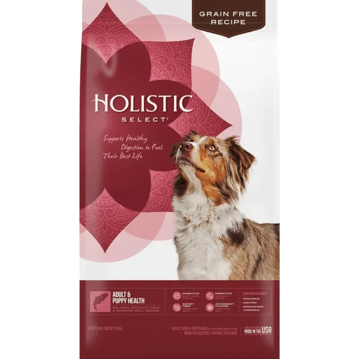 *(Please Use By 2026-03-27)* Dry Dog Food – Grain Free Salmon Anchovy & Sardine Meal Recipe – Adult & Puppy – 24 Lb
