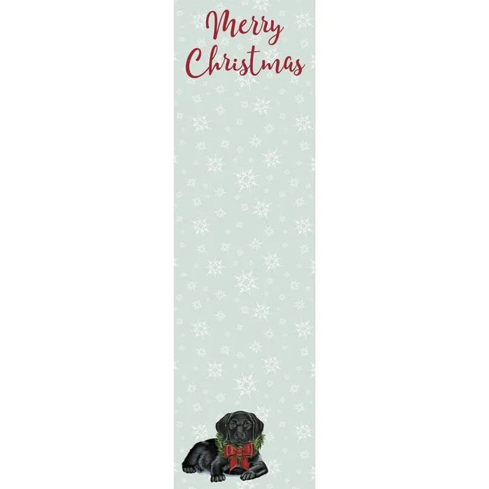 Primitives by Kathy – Black Lab Holiday Notepad
