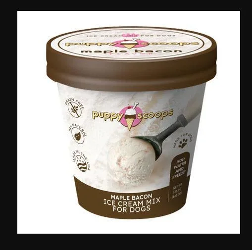 Puppy Scoops Ice Cream Mix – Maple Bacon 4.6oz