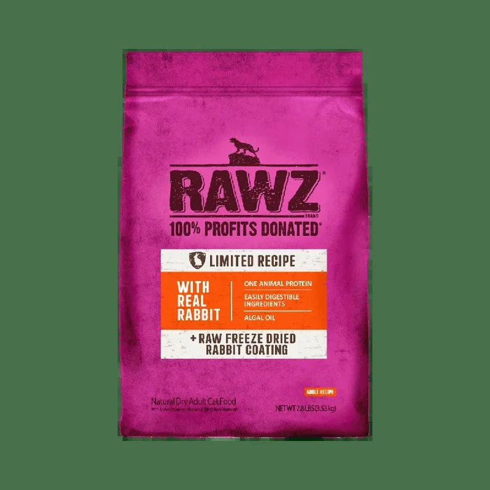RAWZ Grain Free & Meal Free Rabbit Dry Cat Food
