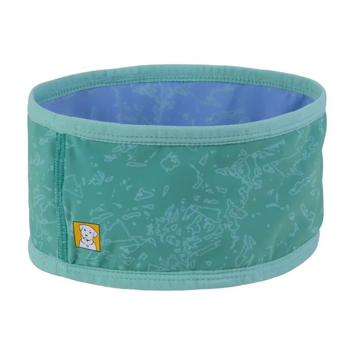 Ruffwear Swamp Cooler Neck Gaiter for Dogs (Aurora Teal/ Heliotrope Purple)