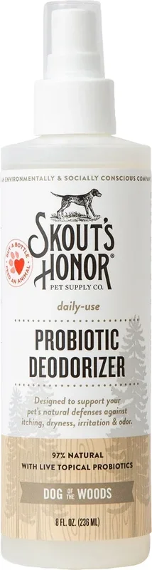 Skout’s Honor Dog of the Woods Probiotic Dog Deodorizer, 8 fl. oz.