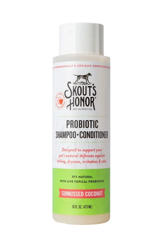 Skout’s Honor Probiotic Sunkissed Coconut Shampoo + Conditioner