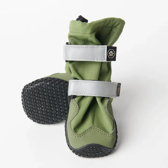 Spark Paws Flex Shell Water-Resistant Dog Boots – Green